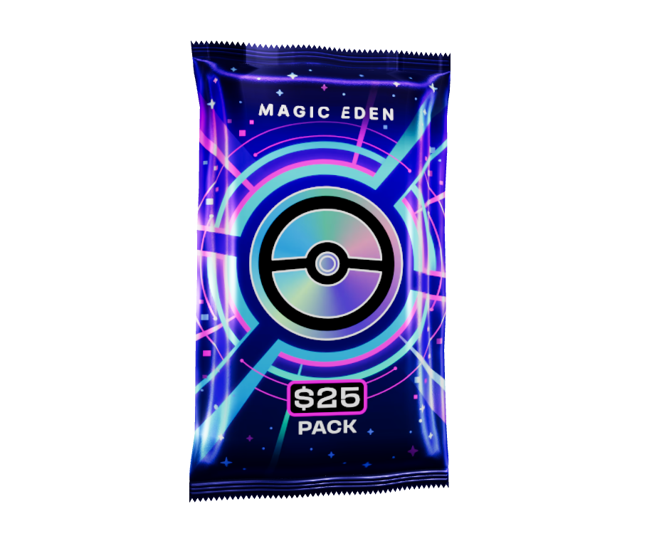 Poké Pack — Magic Eden $25 holographic pack